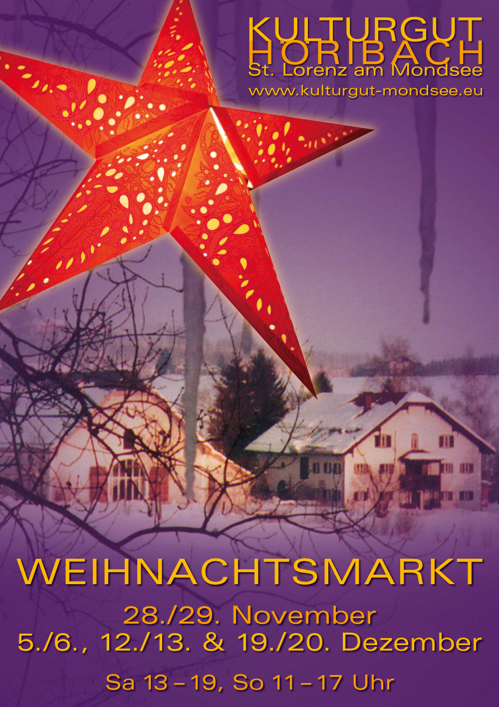 Plakat Weihnachtsmarkt